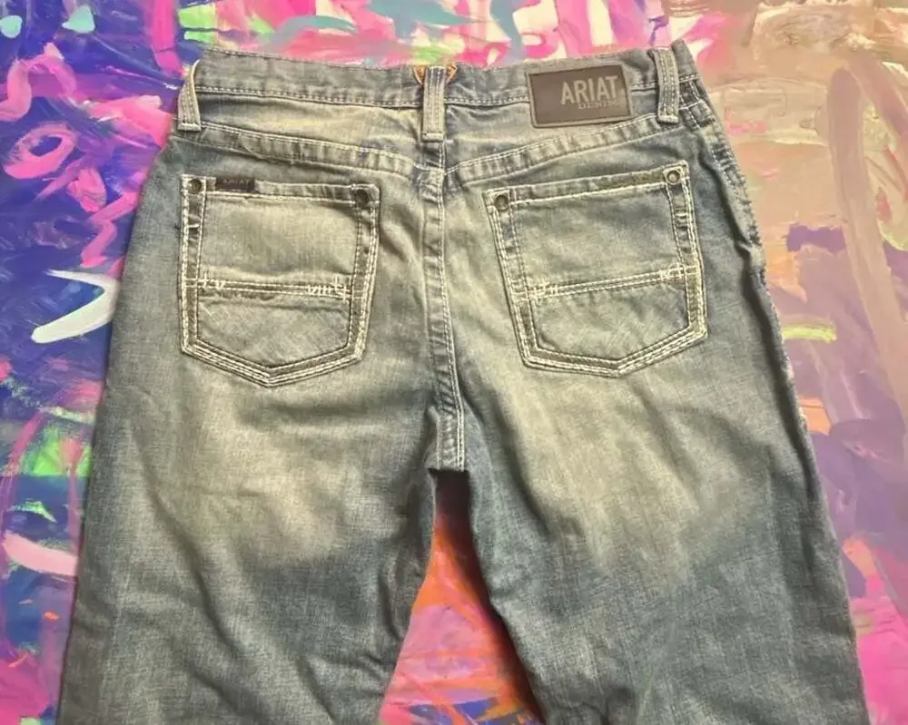 Ariat Denim Blue Jeans Size 32x30